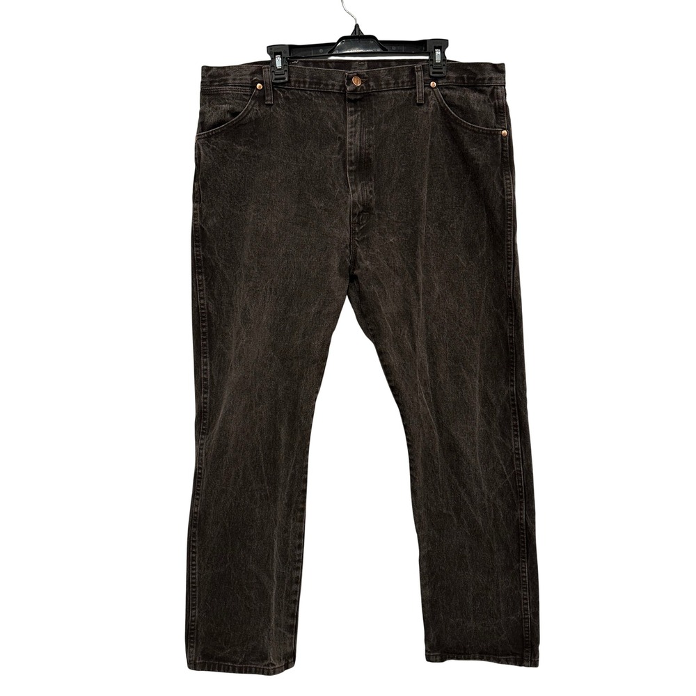 Wrangler 13MWZKL Cowboy Cut Original Fit Jeans Faded Black 42x32 Mens Denim